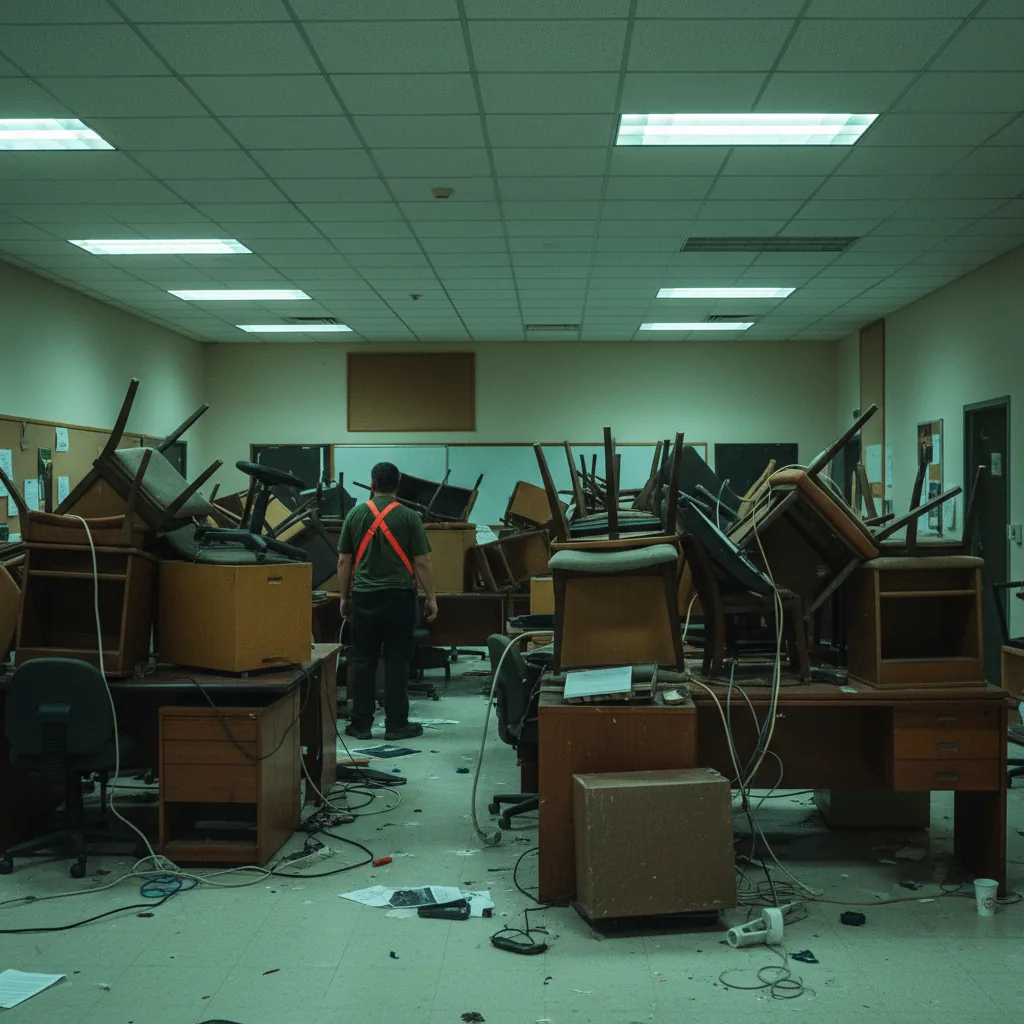 Commercial & Office Cleanout in Newark