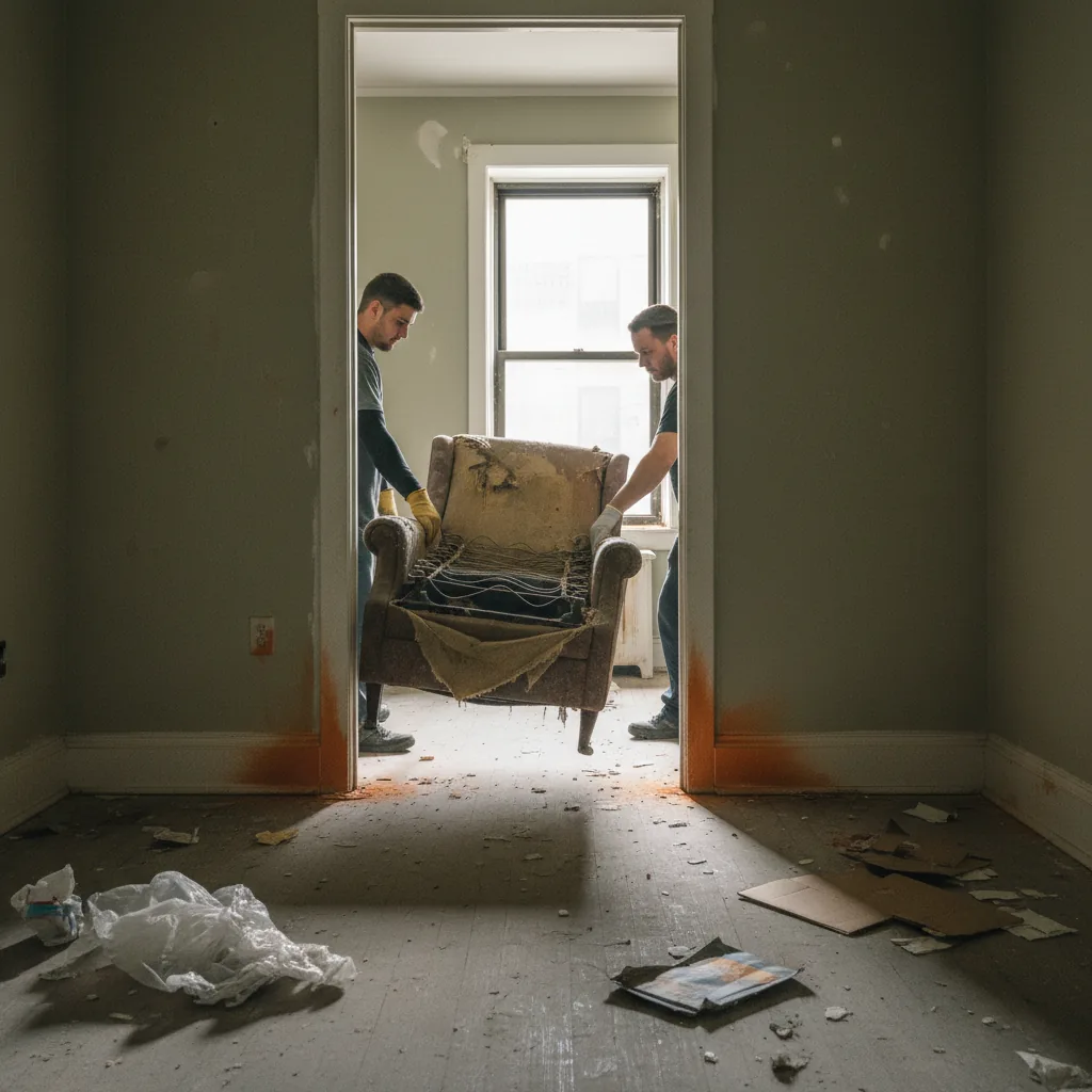 Landlord & Tenant Turnover Cleanout in Newark